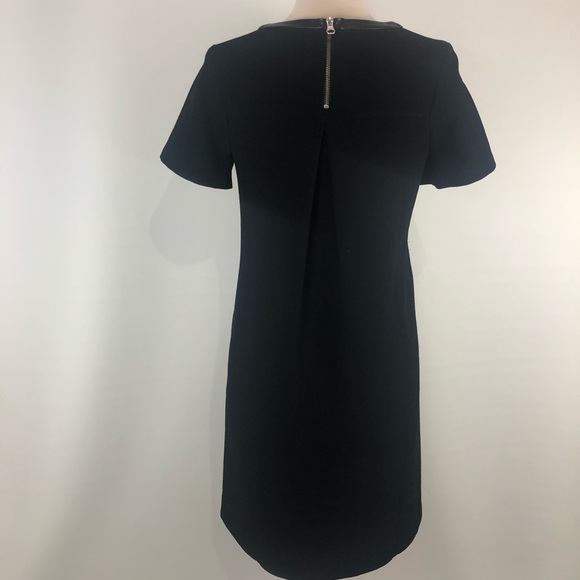 Madewell leather trim black dress S - Picture 8 of 8